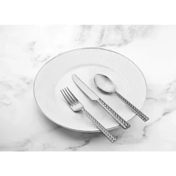 Flash Sale 🧨 Biltmore® Pheasant Woods Braided Handle 20 Piece Flatware Set ✔️ -Gleam Hearth Sales Belk 1025