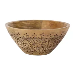 Cheapest ❤️ Biltmore® 10" Mango Wood Etched Vine Serving Bowl 🔔 -Gleam Hearth Sales Belk 1116