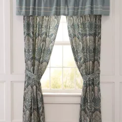 Brand new 🌟 Biltmore® Hillside Paisley Drapery Pair with Tiebacks 🤩 -Gleam Hearth Sales Belk 1182