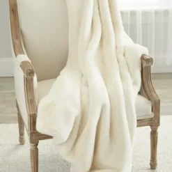 Promo 🤩 Biltmore® Timberwolf Faux Fur Throw 🧨