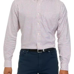 Deals 😉 Biltmore® Men's Long Sleeve Woven Button Down Plaid 🔔 Shirt ❤️