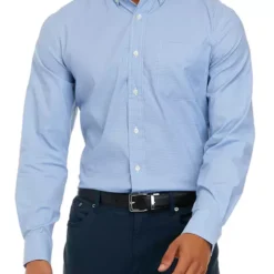 Deals 😉 Biltmore® Men's Long Sleeve Woven Button Down Plaid 🔔 Shirt ❤️ -Gleam Hearth Sales Belk 1291