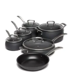 Buy 🛒 Biltmore® 11 Piece Belly Shaped Non Stick Cookware Set ✔️