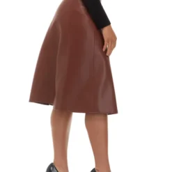 Coupon ⌛ Biltmore® 🌟 Women's Faux Leather Midi Skirt ⭐ -Gleam Hearth Sales Belk 192