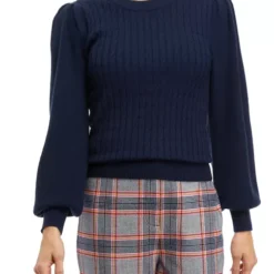 Promo ⭐ Biltmore® Women's Mini Cable Crew Sweater 🎁