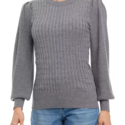 Promo ⭐ Biltmore® Women's Mini Cable Crew Sweater 🎁 -Gleam Hearth Sales Belk 209