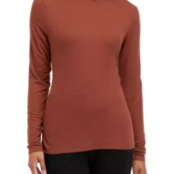 Flash Sale ⭐ Biltmore® 😍 Women's Long Sleeve Turtleneck Solid Top ⌛ -Gleam Hearth Sales Belk 241