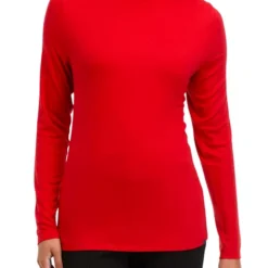 Flash Sale ⭐ Biltmore® 😍 Women's Long Sleeve Turtleneck Solid Top ⌛ -Gleam Hearth Sales Belk 242