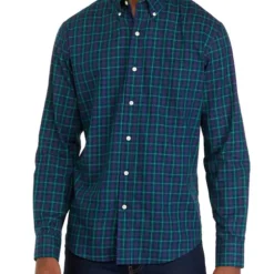 Best reviews of ❤️ Biltmore® Men's Long Sleeve Woven Button Down Plaid 🌟 Shirt 🤩 -Gleam Hearth Sales Belk 323