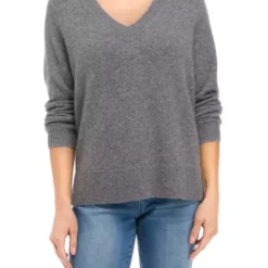 Buy 😀 Biltmore® Women's Long Sleeve V-Neck Cashmere Sweater ✨ -Gleam Hearth Sales Belk 353