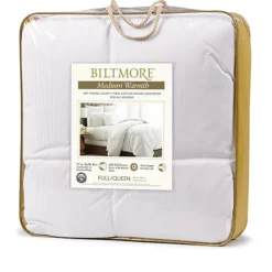 Hot Sale 🔥 Biltmore® Medium Warmth Down Comforter for All Seasons 🎉 -Gleam Hearth Sales Belk 359