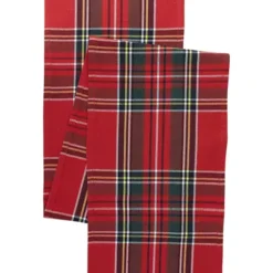 Promo ⭐ Biltmore® Red Holiday Plaid Table Runner 🌟
