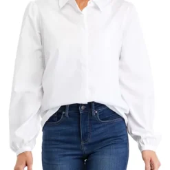 Wholesale 🛒 Biltmore® Women's Long Sleeve Button Front Puff ✔️ Shirt ✔️
