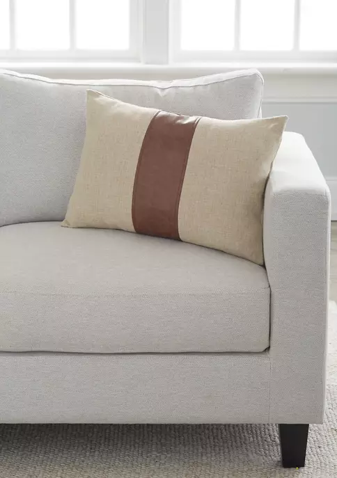 Deals 🤩 Biltmore® Jute Leather Panel Decorative Pillow ⭐ 3 Deals 🤩 Biltmore® Jute Leather Panel Decorative Pillow ⭐ - Image 3