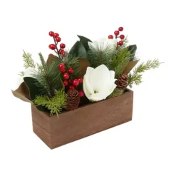 Flash Sale ✔️ Biltmore® Magnolia & Holly Berry Centerpiece ⭐ -Gleam Hearth Sales Belk 593