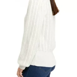 Wholesale 😉 Biltmore® Women's Long Sleeve Cable Crew Neck Sweater 😀 -Gleam Hearth Sales Belk 639
