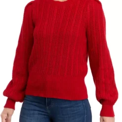 Wholesale 😉 Biltmore® Women's Long Sleeve Cable Crew Neck Sweater 😀 -Gleam Hearth Sales Belk 641