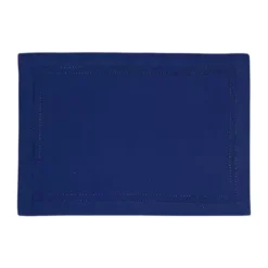 Deals 🔔 Biltmore® Double Hemstitch Solid Navy Placemat 😀