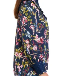 Coupon ❤️ Biltmore® 💯 Women's Long Sleeve Ruffle Yoke Blouse 😀 -Gleam Hearth Sales Belk 650