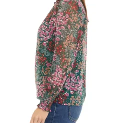 Wholesale 🥰 Biltmore® Women's Long Sleeve Smock Neck Top 🌟 -Gleam Hearth Sales Belk 661