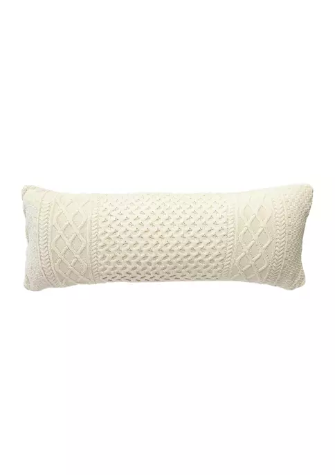 Cheap 🧨 Biltmore® Mixed Cable Knit Lumbar Pillow 🔥 2 Cheap 🧨 Biltmore® Mixed Cable Knit Lumbar Pillow 🔥 - Image 2