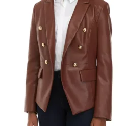 Discount 👍 Biltmore® Women's Faux Leather Double Breasted Blazer 🤩 8 Discount 👍 Biltmore® Women's Faux Leather Double Breasted Blazer 🤩 -Gleam Hearth Sales Belk 695