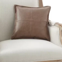 Top 10 🛒 Biltmore® Faux Leather Pillow ⌛ -Gleam Hearth Sales Belk 726