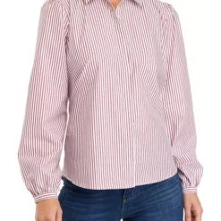 Best Pirce 🧨 Biltmore® Women's Long Sleeve Button Front Puff Shirt ✨ -Gleam Hearth Sales Belk 792