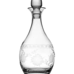 Promo ⌛ Biltmore® Spring Fleur Etched Decanter ❤️ -Gleam Hearth Sales Belk 802