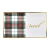 Best deal ✔️ Biltmore® White & Red Tartan Noel Small Rectangular Tray ⭐