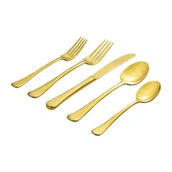 Cheapest 😀 Biltmore® Oasis Mirror Gold 20 Piece Flatware Set ⌛