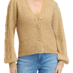 Best Sale ❤️ Biltmore® 🔔 Women's Jeweled Button Cardigan 😉 -Gleam Hearth Sales Belk 997
